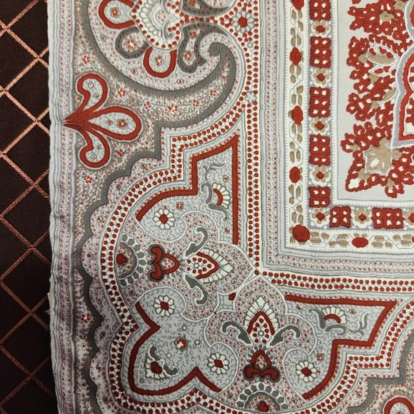 Christian Dior Silk Scarf Hand Made in Italy 18" - Picture 5 of 6